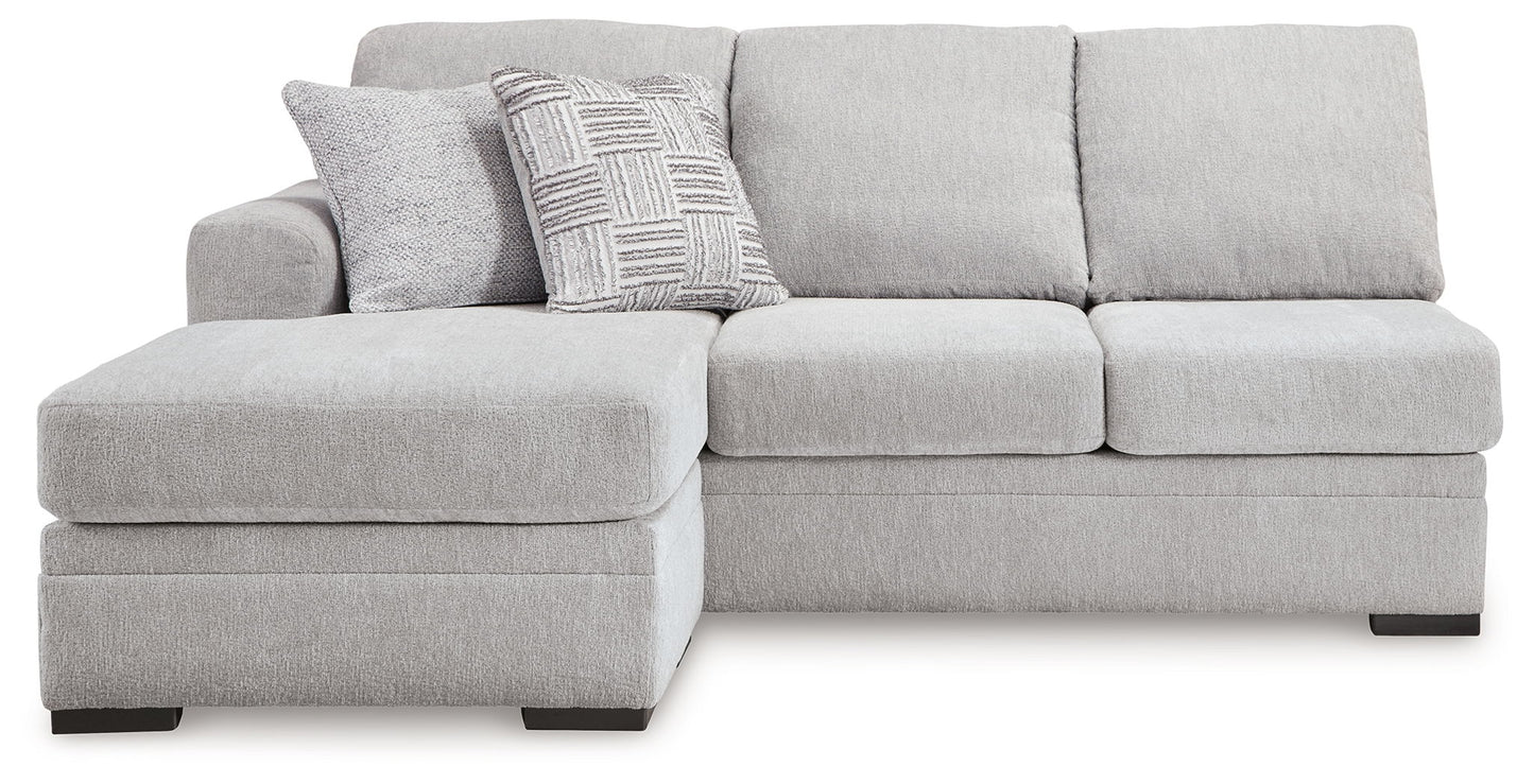 Gabyleigh - Laf Sofa Chaise - Nickel