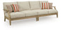 Clare View - RAF/LAF Loveseat With Cushions (Set of 2) - Beige