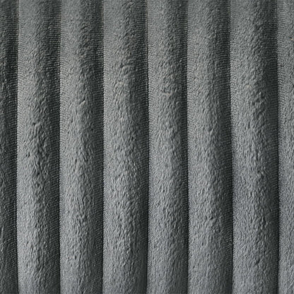 Lesley - Motion Loveseat - Gray Corduroy & Velvet