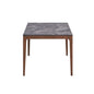 Bevis - Engineered Stone Top Dining Table - Walnut
