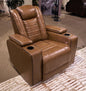Gruaro - Power Recliner With Adjustable Headrest - Amber