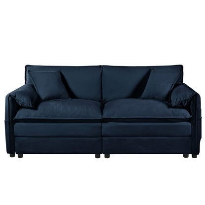 Modern Oversized Loveseat Sofa With Deep Seat And Diy Combination
