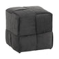 Modern Ottoman Foot Rest With Woven Design