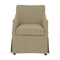 London - Upholstered Skirted Dining Arm Chair