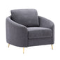 Yuina - Chair - Gray Linen