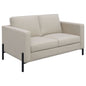 Dulcie - Loose Back Loveseat - Oatmeal