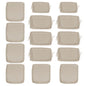 Cushion Covers For 7 Piece Wicker Sectional Sofa, 14 Pack Seat And Back Slipcovers With Zipper