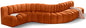 Arc - Velvet 7 Piece Modular Sofa