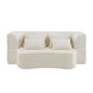 Modern Floor Sofa With 4 Pillows