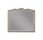 Scallop Shaped Mirror - White Poplar
