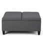 Ellis - Coffee Table Storage Ottoman Contemporary Design