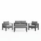 Outdoor Patio Set, All-Weather With Thick Cushions