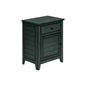 Accent Table With Storage Drawer - Blue