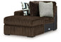 Midnight-Madness - LAF Corner Chaise - Chocolate