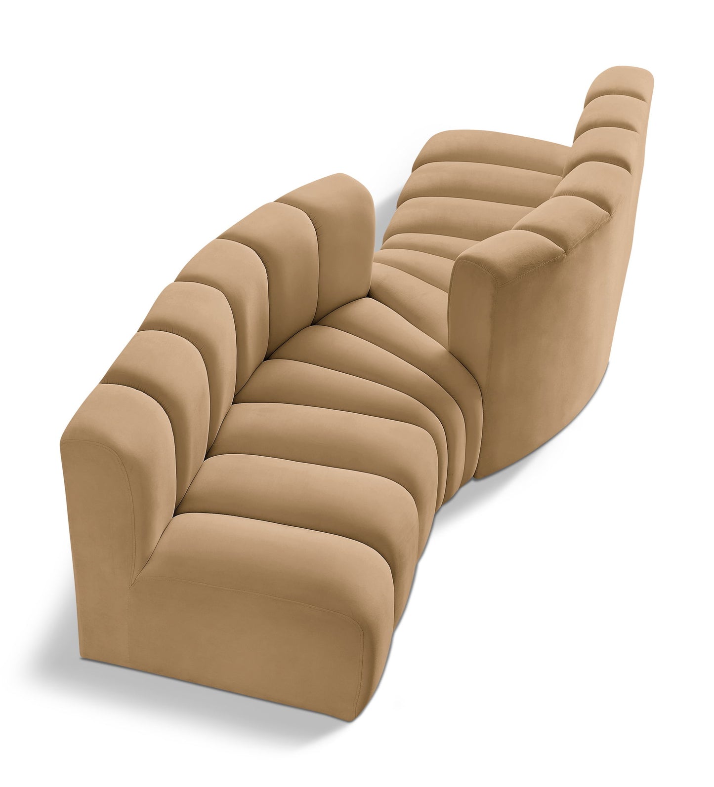 Arc - Velvet 4 Piece Sofa
