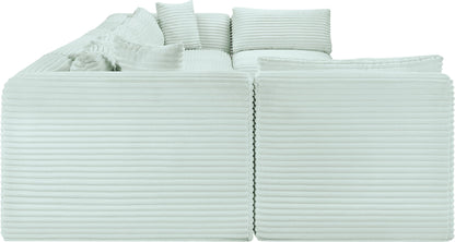 Shaggy - 8 Piece Modular U-Shaped Armless Sectional