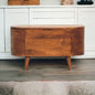 Rounded Lid Up Blanket Box