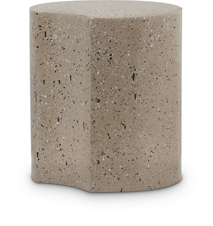 Dimple - End Table - Terazzo Finish