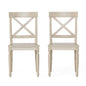 Dining Chair With X Shaped Back (Set of 2)