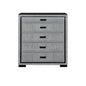 Isaiah - Upholstered Chest With LED Lighting