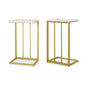Modern Glam C - Shape End Table