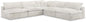 Cozy - 5 Piece Modular Corner Armless Sectional