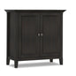 Amherst - 2 Door Storage Cabinet & Adjustable Shelving - Brown
