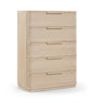 Tiberio - Oak Veneer And Solid Wood Chest