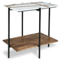 Braxmore - Accent Table - White / Light Brown
