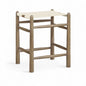 Santos - Backless Counter Stool With Stained Brown Base
