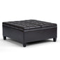 Harrison - Coffee Table Storage Ottoman - Tanners Brown