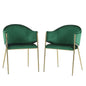 Modern Upholstered Dining Chair With Frame And