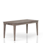 Rustic Dining Table 2 Storage Drawers And Leaf - Gray