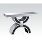 Nysa - Console Table With Faux Crystals - Mirrored