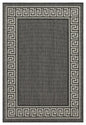 Sunshine - 5'3" X 7'3" Polypropylene Indoor, Outdoor Area Rug - Anthracite