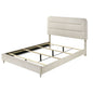 Upholstered Panel Bed, Sleek Lines
