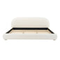 Upholstered Simple Modern Bedroom Bed With Curved Headboard