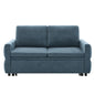 Convertible Sofa Bed Loveseat With Adjustable Backrest And USB Ports