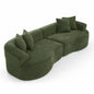4 Seater Curved Cloud Sectional Sofa