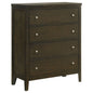 Clement - 4 Drawer Chest Of Drawers - Espresso