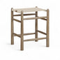 Santos - Backless Counter Stool With Stained Brown Base