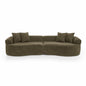 4 Seater Curved Cloud Sectional Sofa