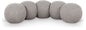 Apollo - Boucle Fabric Bench