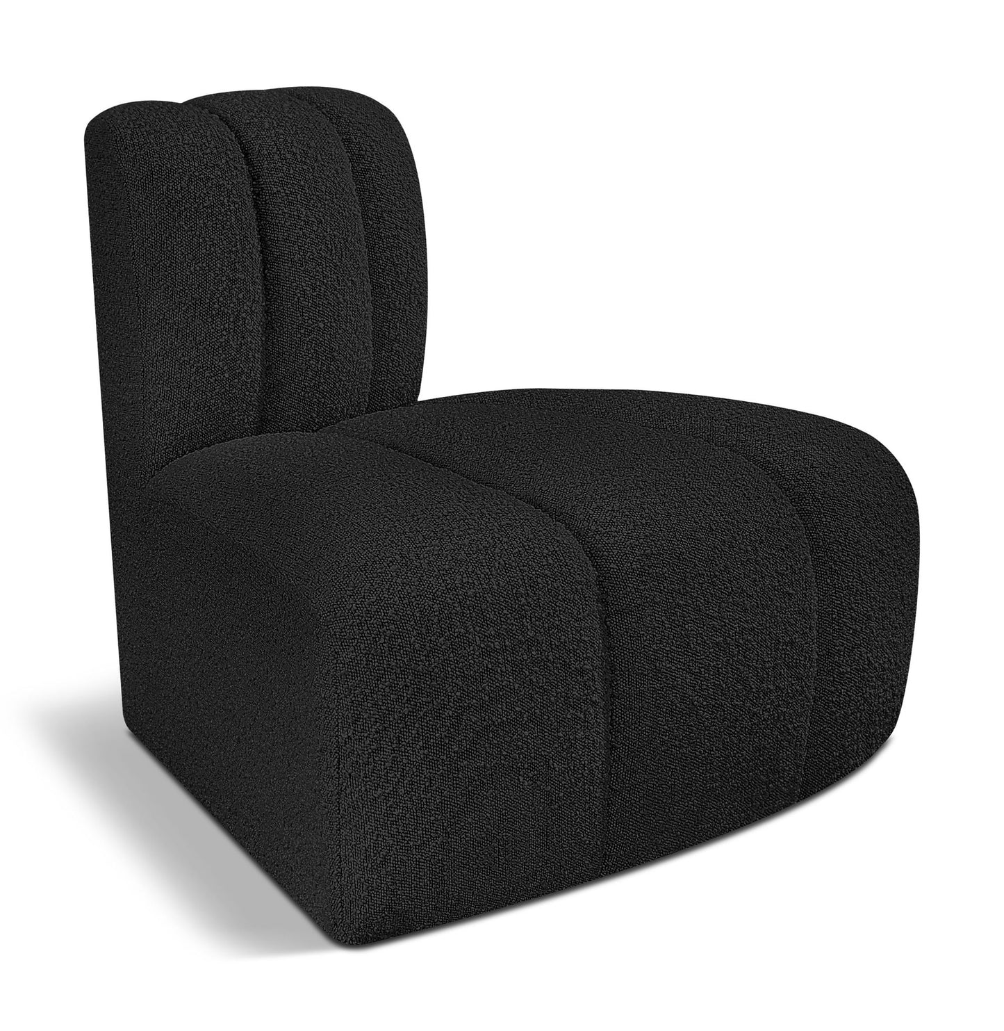 Arc - Boucle Fabric Reverse Corner