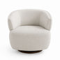 Swivel Barrel Accent Oversized Club Chair