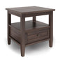 Warm Shaker - End Table - Warm Walnut Brown