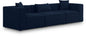 Cube - Linen Modular 3 Seat Sofa