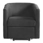 Power Lift Recliner Barrel Shape Reclining Chair With Footrest And Side Pocket
