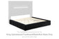 Tayleena - King Upholstered Footboard / Rails / Roll Slats - Black