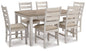 Skempton - Dining Room Table Set (Set of 7) - White